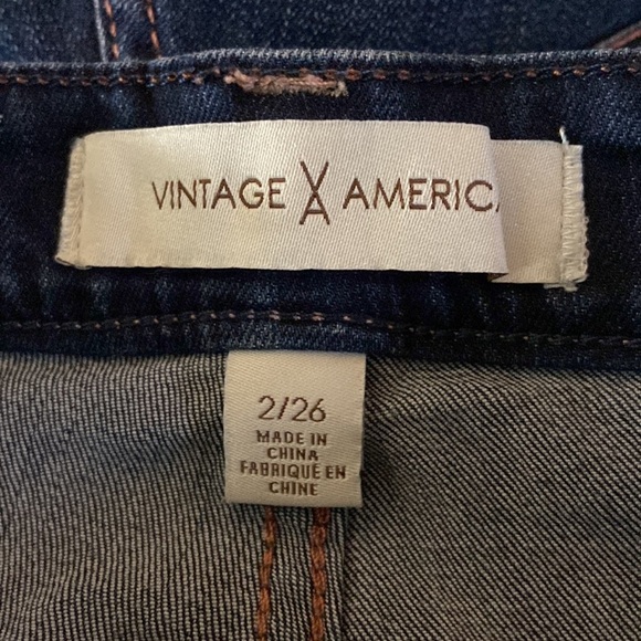 Vintage America Wonderland Skinny Ankle Jeans Size 2/26 - Picture 8 of 10